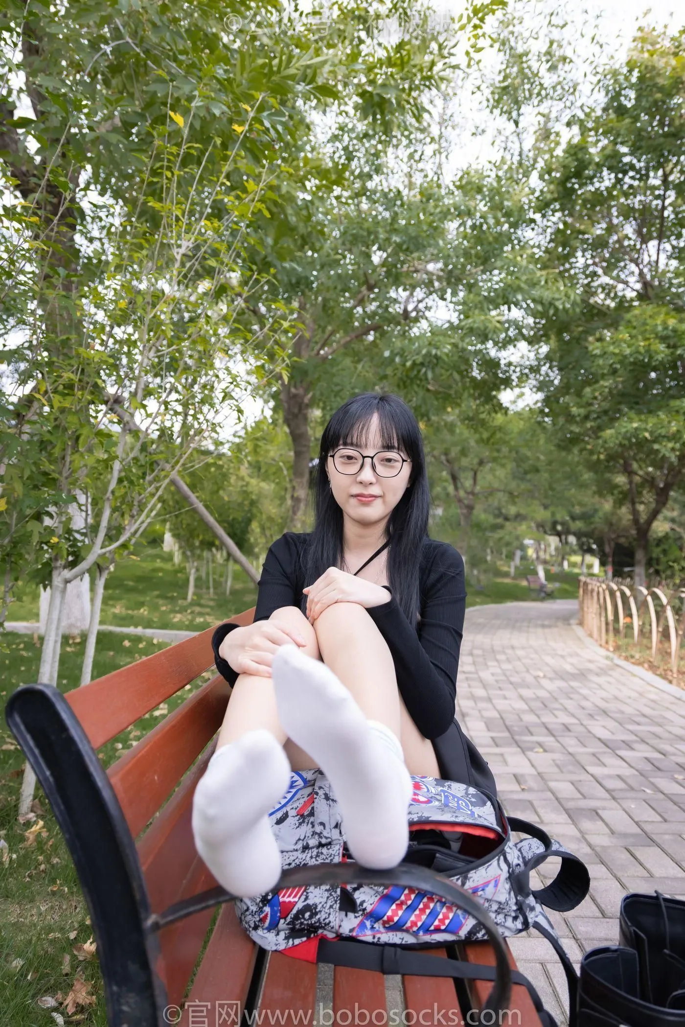 [BoBoSocks袜啵啵]NO.040 稚予-长靴、白棉袜、肉丝 [137P]插图8